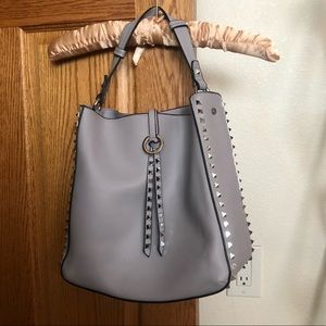 Studded handbag